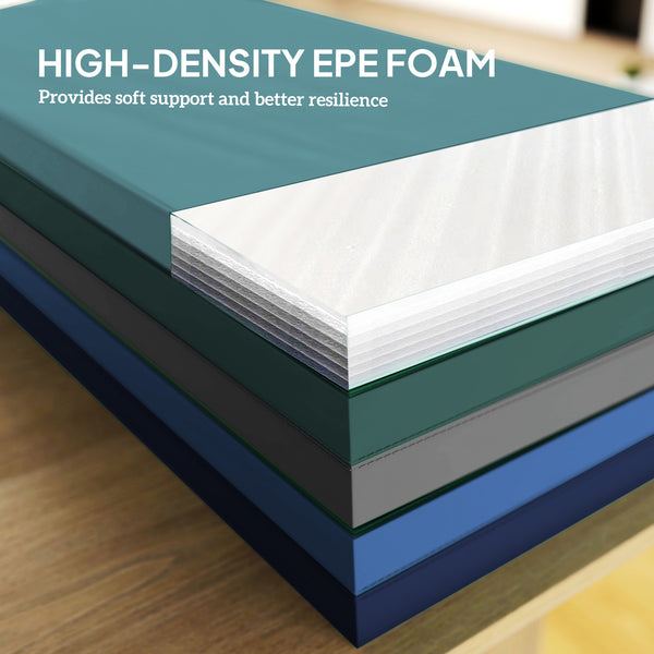 1.8m Folding Gymnastics Mat with Carry Handles, Multi-Color