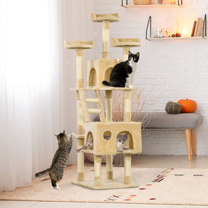 172cm Multi-Level Cat Tree, Beige