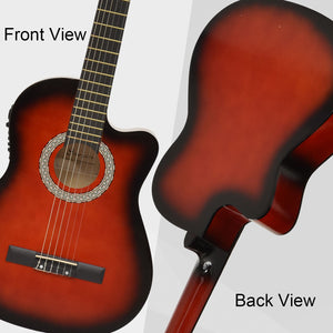 39.5 inch electro-acoustic guitar for beginners