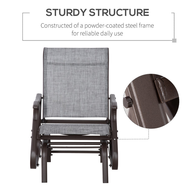 Rocking chair, grey