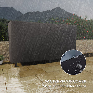 6ft Outdoor Log Rack with Cover