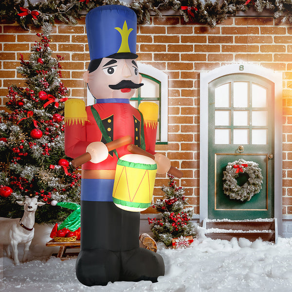 8-foot inflatable nutcracker