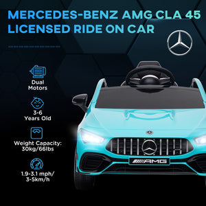 Mercedes-Benz AMG 12V Licensed with Remote Control, Light Blue