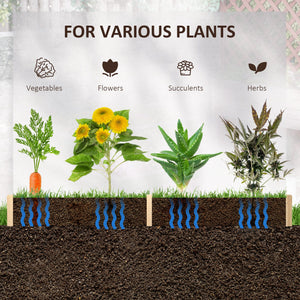 Hexagonal planter without screws, natural color