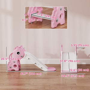 3 in 1 slide for toddlers pink