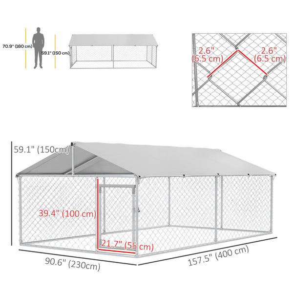 Outdoor enclosure with waterproof and UV-resistant cover