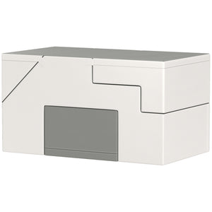 2-Piece Foam Play Set for Kids, Light Grey