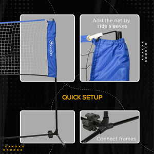 14-foot badminton net with carrying bag