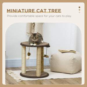 43cm scratching post with hanging toys