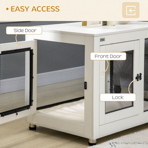 Cage with waterproof cushion, white