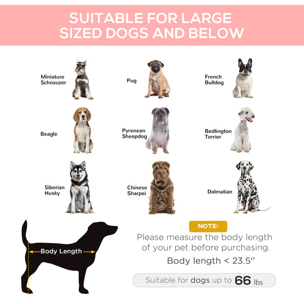 Elevated dog bed, red