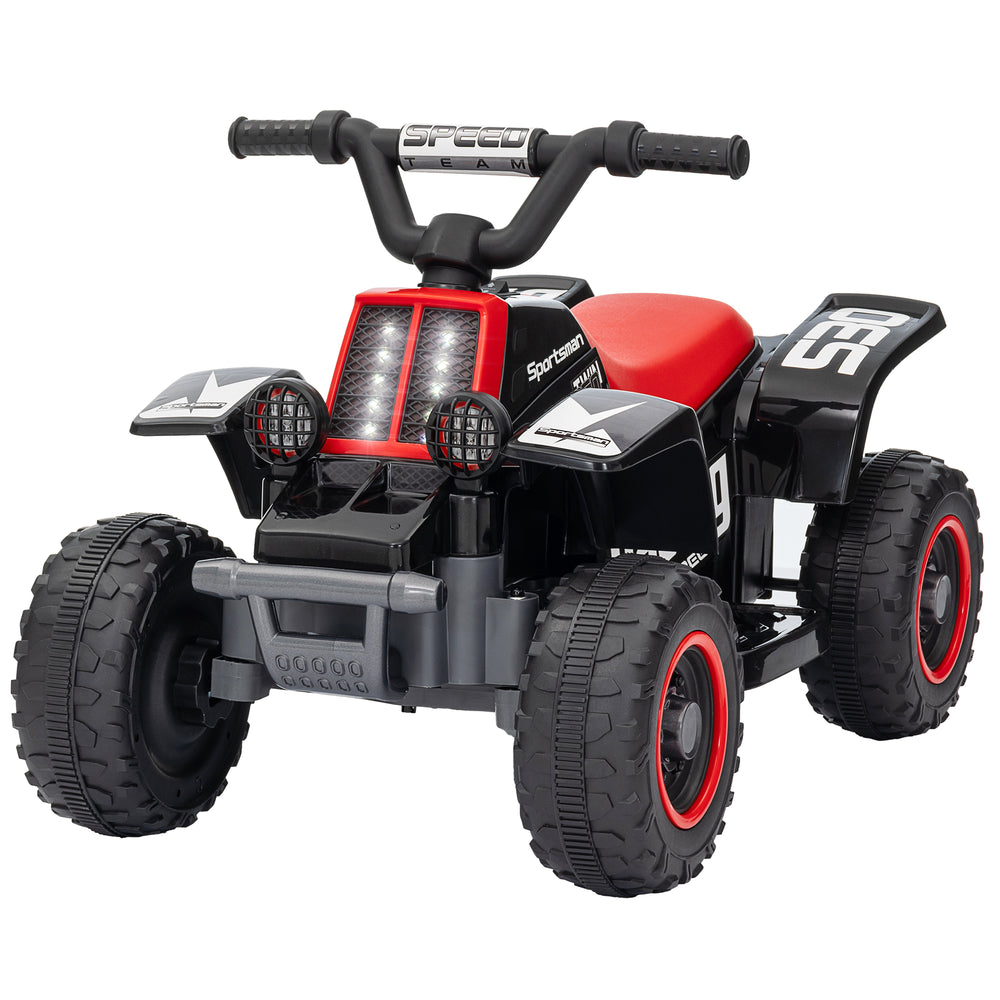 6V electric quad for children, black