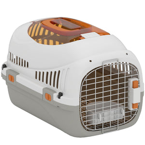 Hard-sided pet carrier for small animals, 19 in.