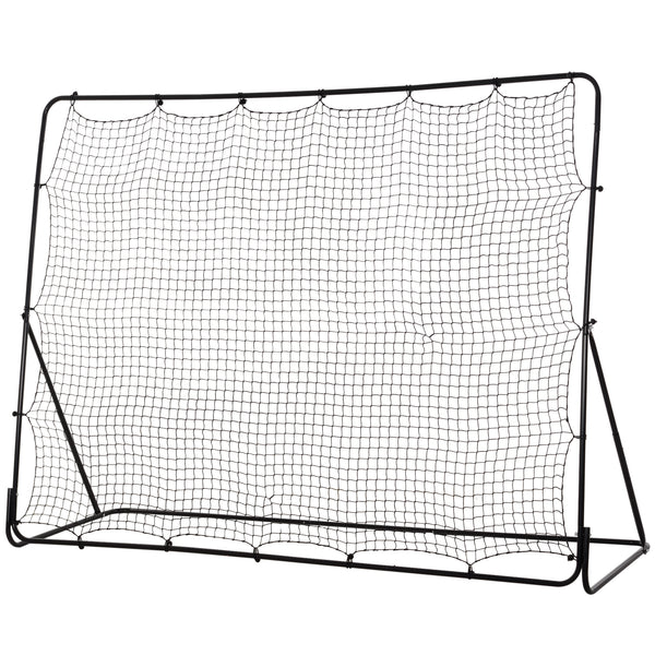 Soccer rebound net with 5 adjustable angles