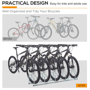 5-bike rack, silver