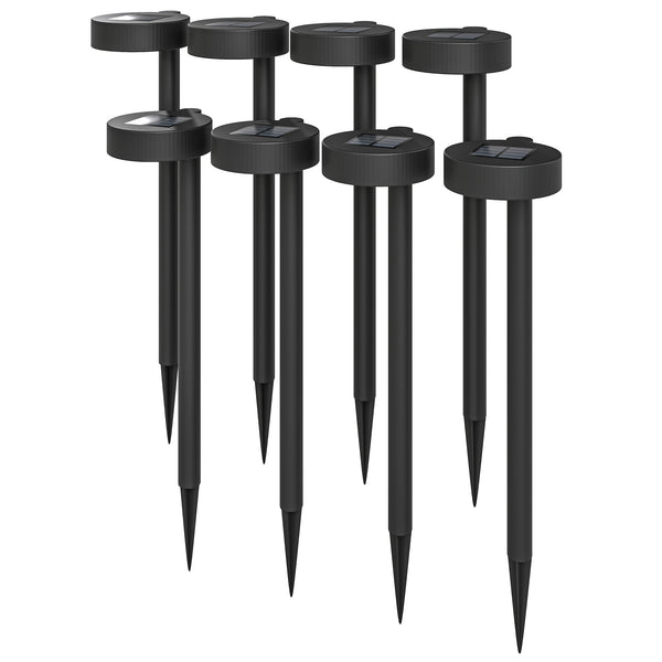 Set of 8 solar garden lights