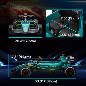 Aston Martin 12V Electric Kart, Green