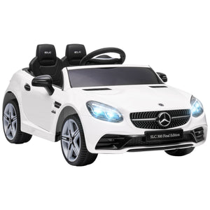 Mercedes SLC 300 12 V with parental remote control, white