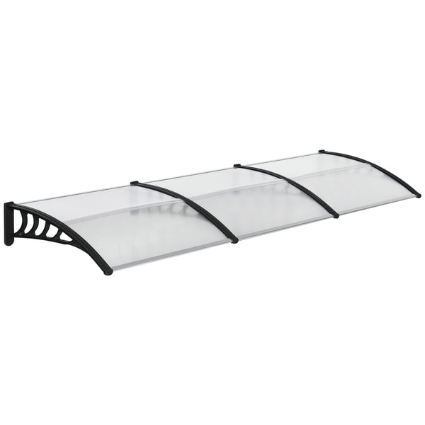 9.9 ft x 3.1 ft Clear Polycarbonate Door Canopy