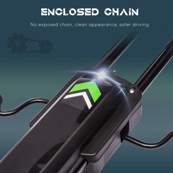 Pedal go-kart with hand brake, 4 rubber wheels, white