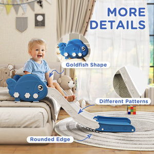 Blue Toddler Bed Slide