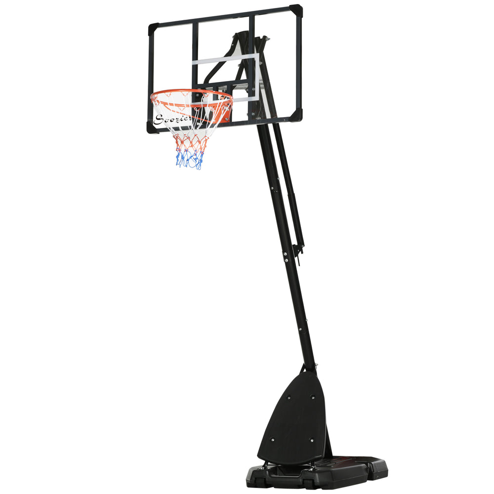 Portable Outdoor Basketball Hoop, Adjustable Height 292-350cm