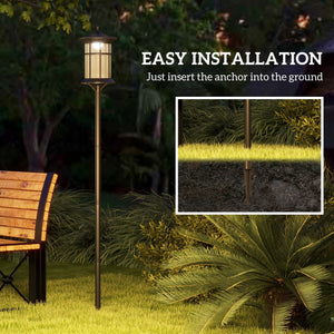 Outdoor solar lamp 
