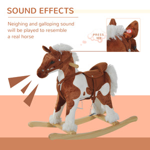 Rocking horse with nursery rhyme, music and light