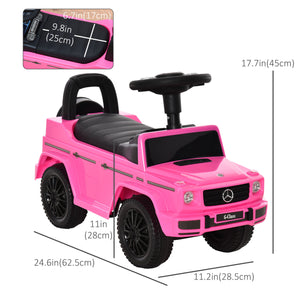 Mercedes-Benz G350 Toddler Push Car, Pink 