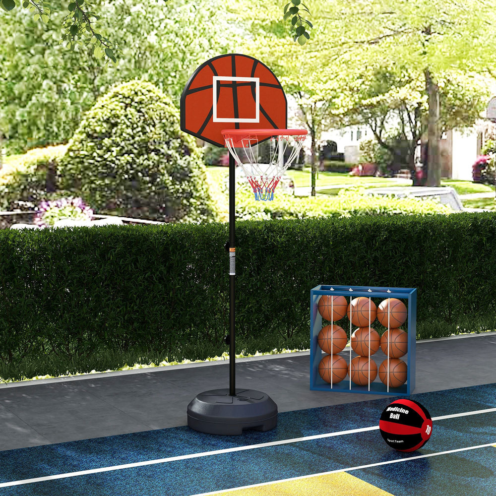 2-in-1 basketball hoop with basket and magnetic darts
