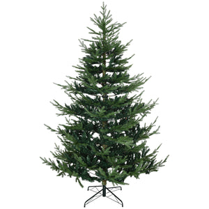 7.5ft Artificial Christmas Tree with Metal Base