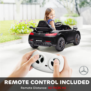 Mercedes-Benz AMG GTR 12V Licensed with Remote Control, Black