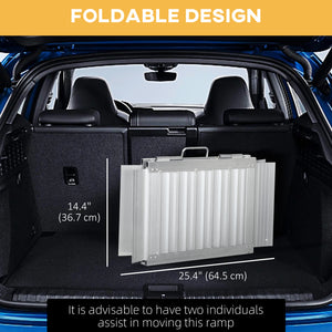 2ft Portable Aluminum Wheelchair Ramp