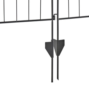 4-panel decorative garden fence
