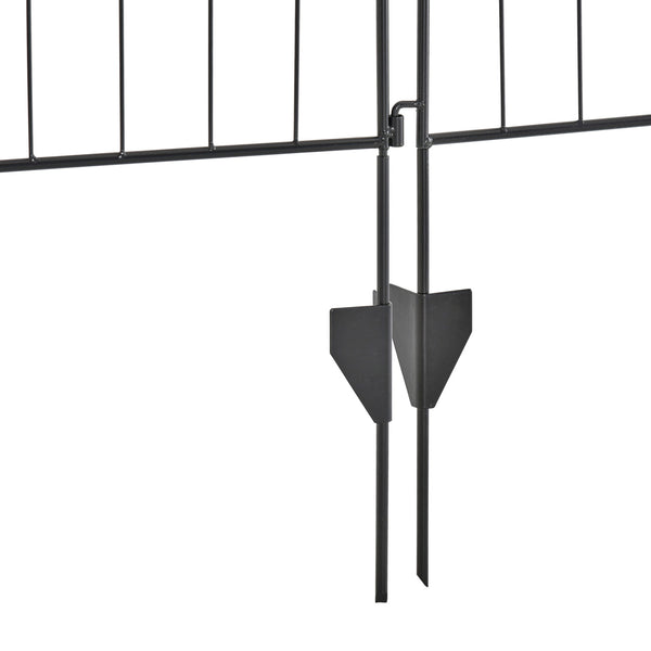 4-panel decorative garden fence
