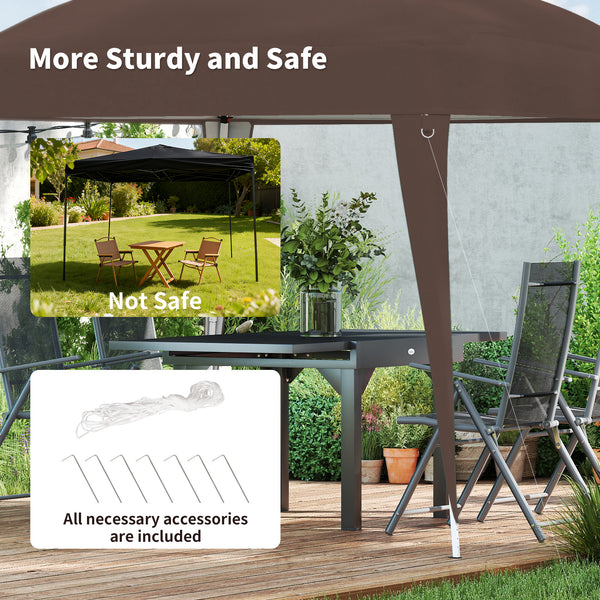 8 x 8 folding tent with a carrying bag