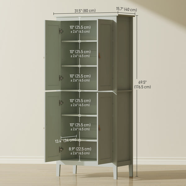 Storage unit with motion sensor and LED lighting, green