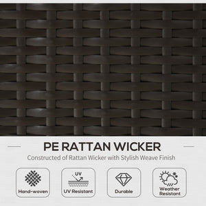 7-piece rattan garden furniture set, wicker corner sofa for patio, blue