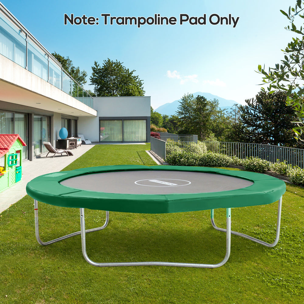Replacement safety pad for 10-foot trampoline, green