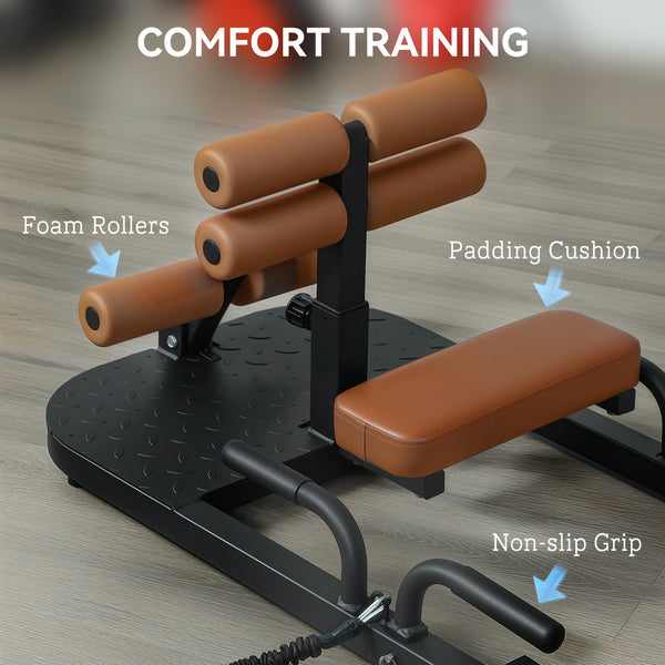 Foldable Squat Machine with Push-Up Stand, Versatile Butt Workout Equipment