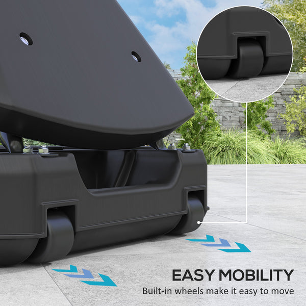 1.5-3m Outdoor Basketball Hoop with Shatterproof Backboard