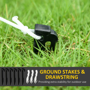 12ft Christmas Inflatable Snowman with Colorful Rotating LED Light