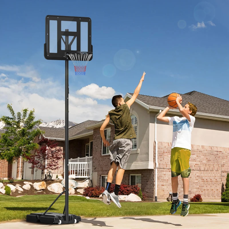 Soozier basketball hoop adjustable in height from 1.5 to 3 m