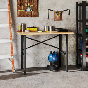 Workbench with oak top