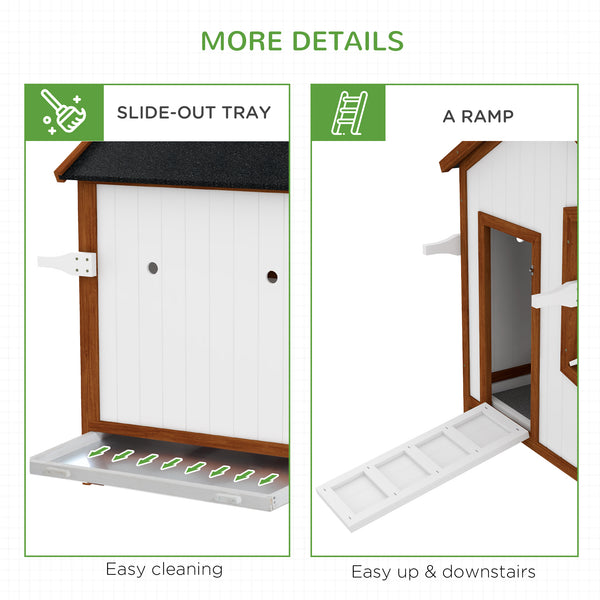 47" Wooden Chicken Coop