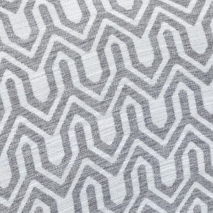 Armless accent chair with wooden legs, gray