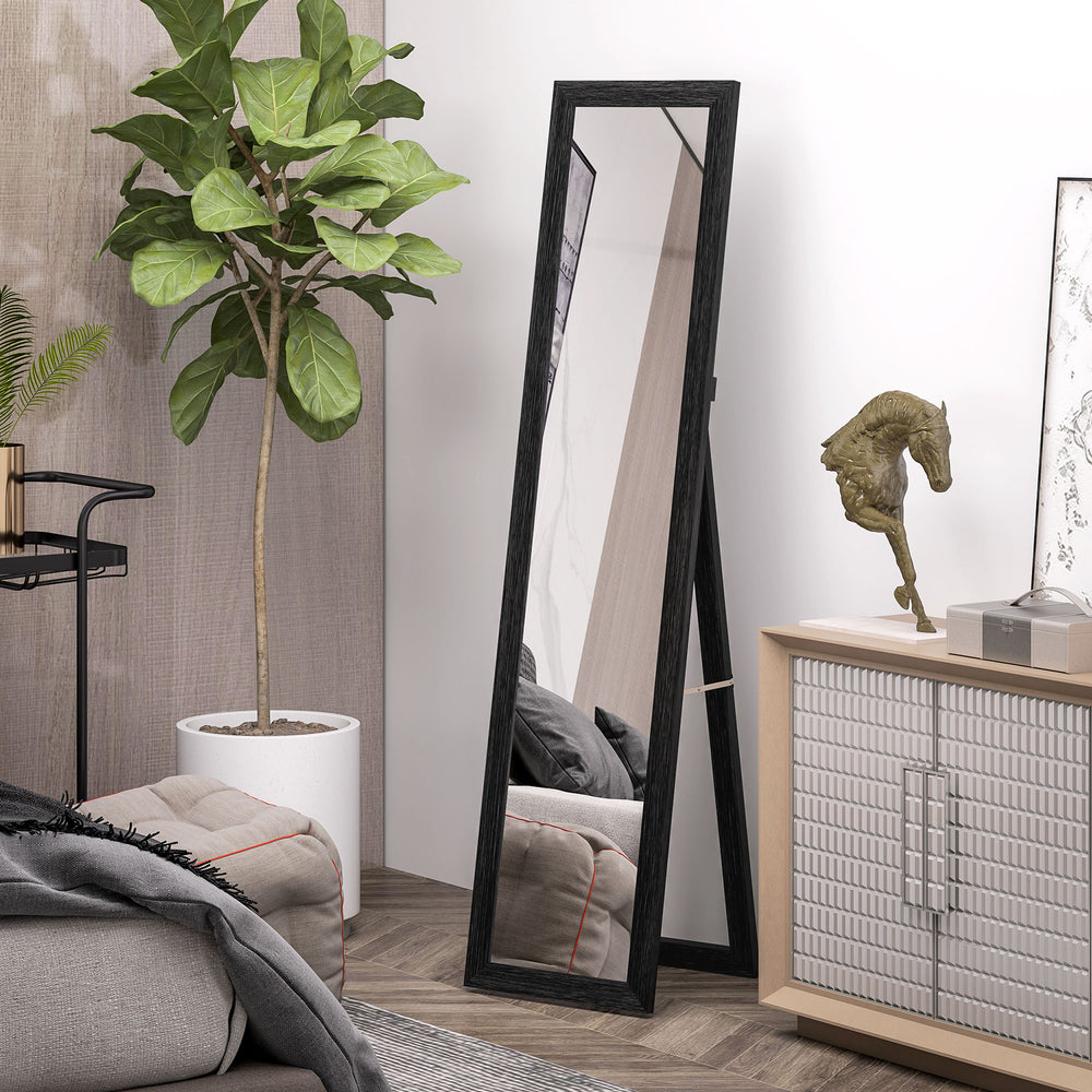 Full-length mirror 38 x 157 cm, black