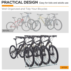 4-bike rack, silver