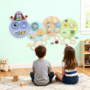 7-in-1 Caterpillar Sensory Wall