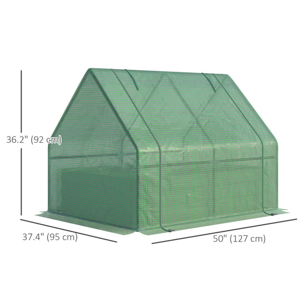 Raised outdoor steel planter with greenhouse